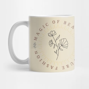 Magic of  Beauty Flowers Design Mug